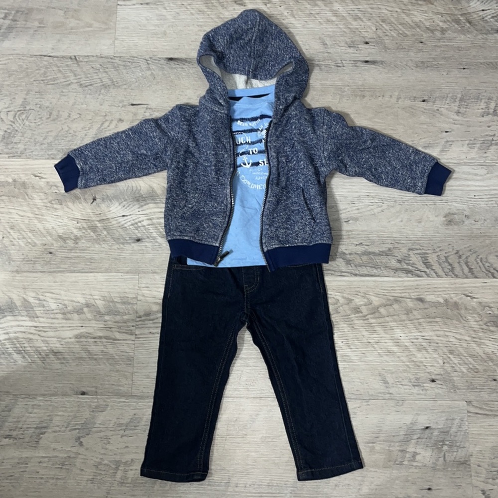 Nautica 3pc Set, Jeans/Jacket/ Shirt
